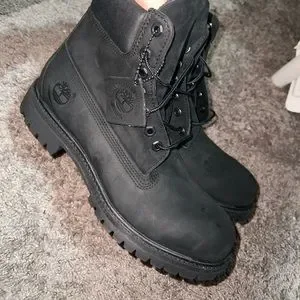 Timberland | Shoes | Timberland Black 6in Nubuck Black Boot 